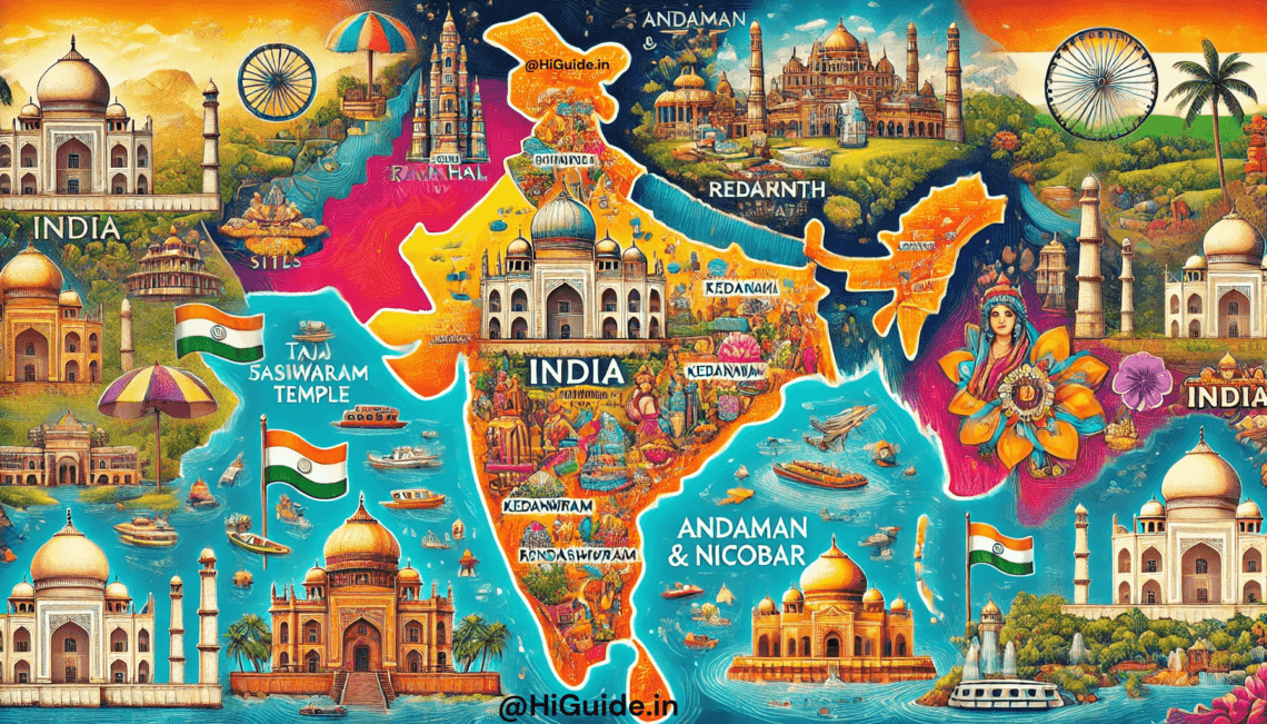 Explore India’s Top Tourist Destinations: A State-Wise Guide